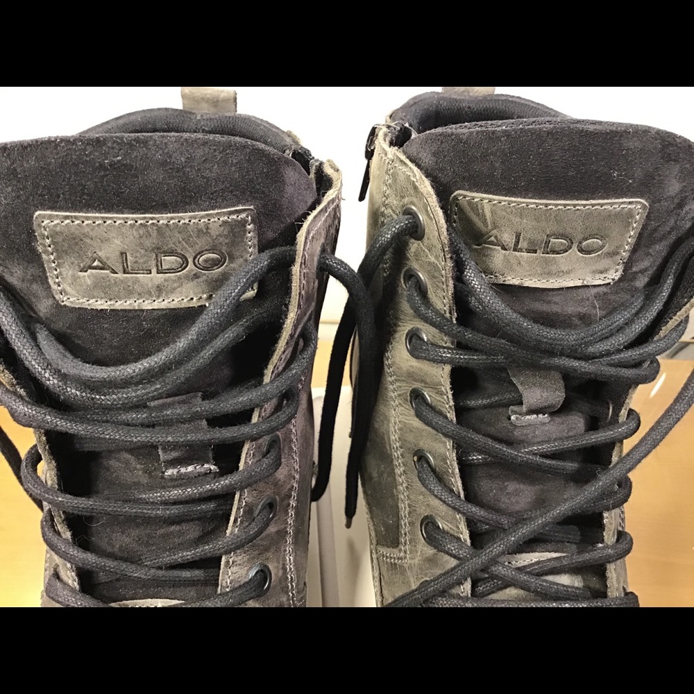 Aldo - Men's Casual Boot - Gray, Size 11. - Picture 10 of 14